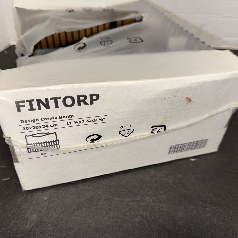 IKEA FINTORP Steel Wire Basket with Handle